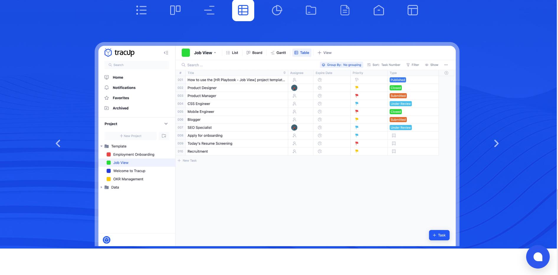 Tracup_table_view